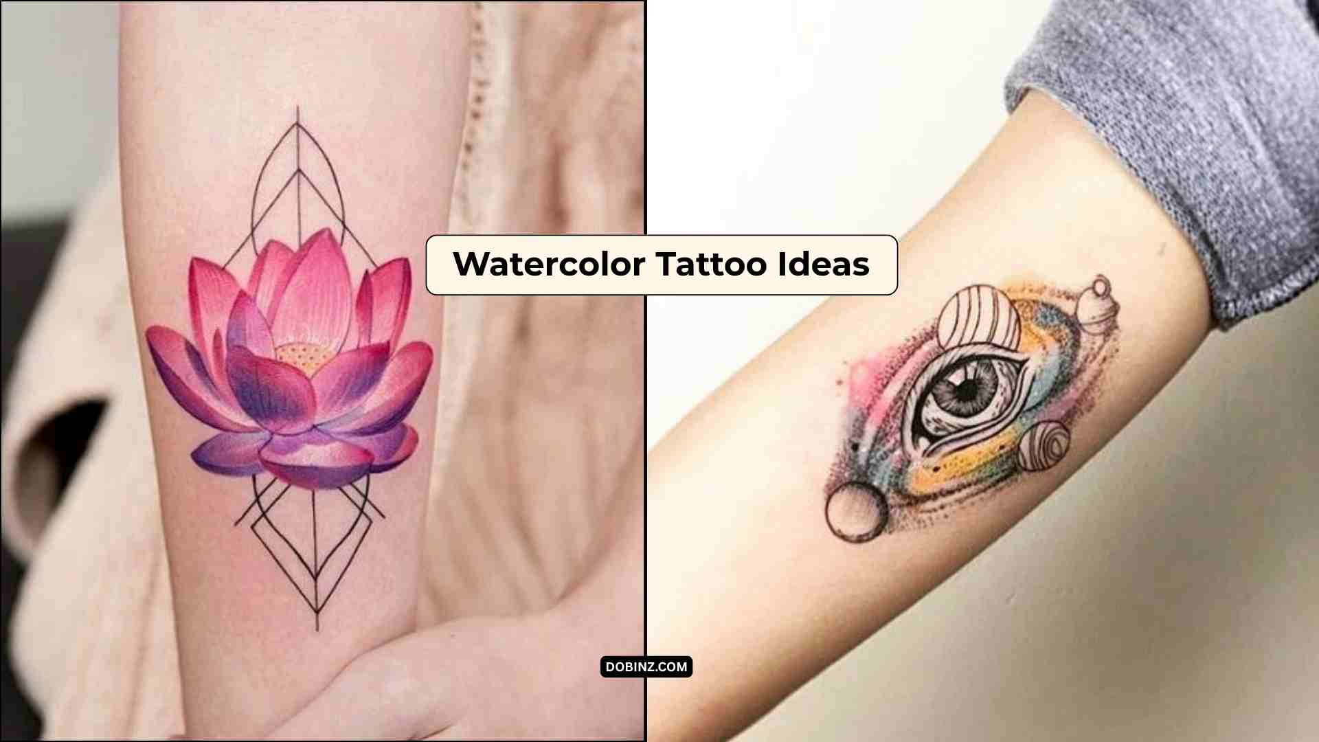 30+ Watercolor Tattoo Ideas for Artistic and Vibrant Designs