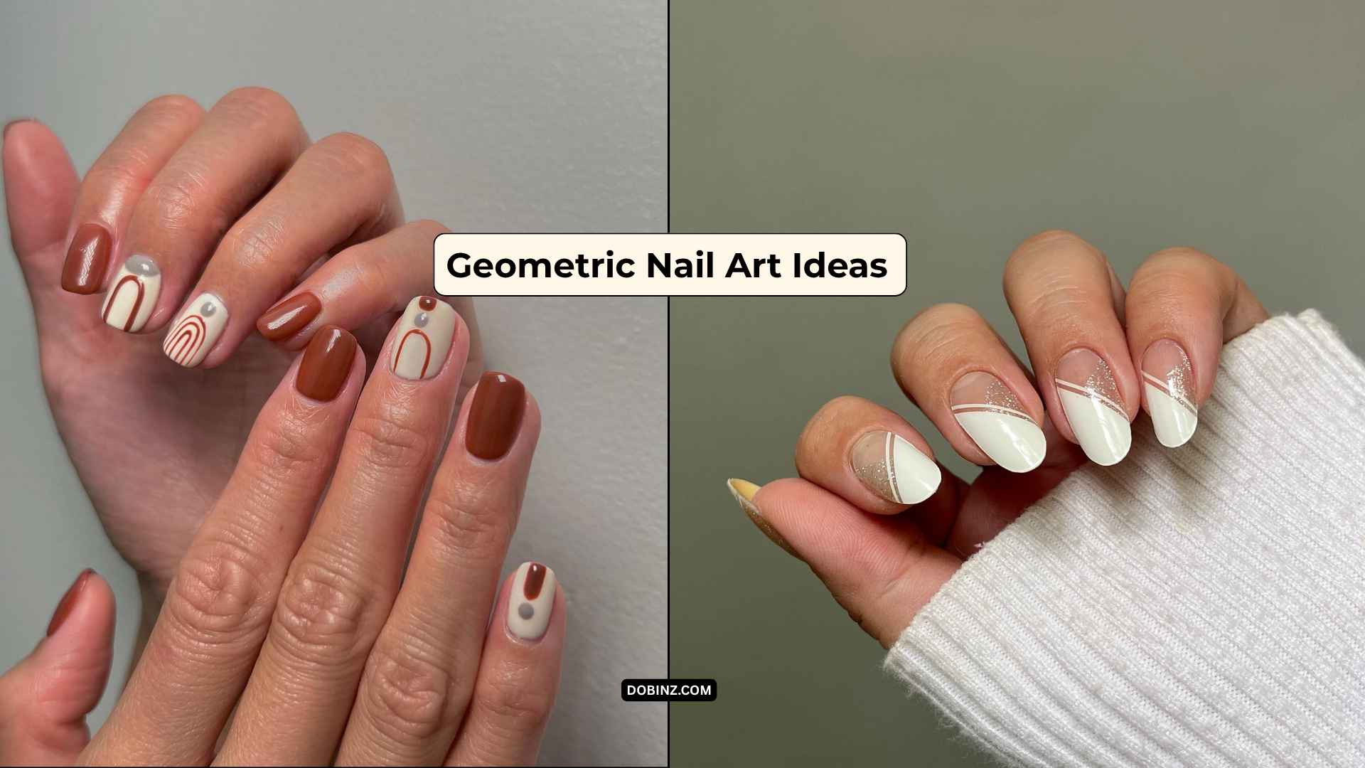 30+ Geometric Nail Art Ideas for a Bold and Contemporary Design