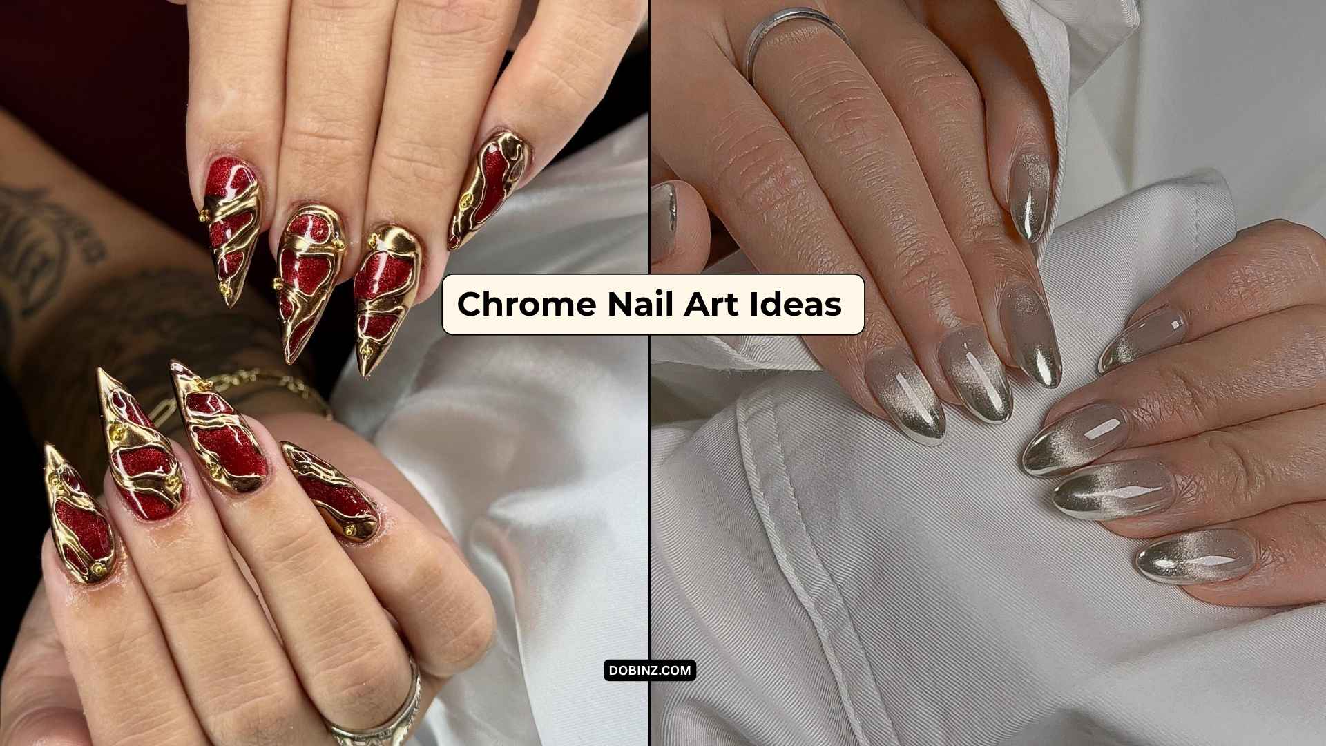30+ Chrome Nail Art Ideas for a Sleek and Futuristic Shine