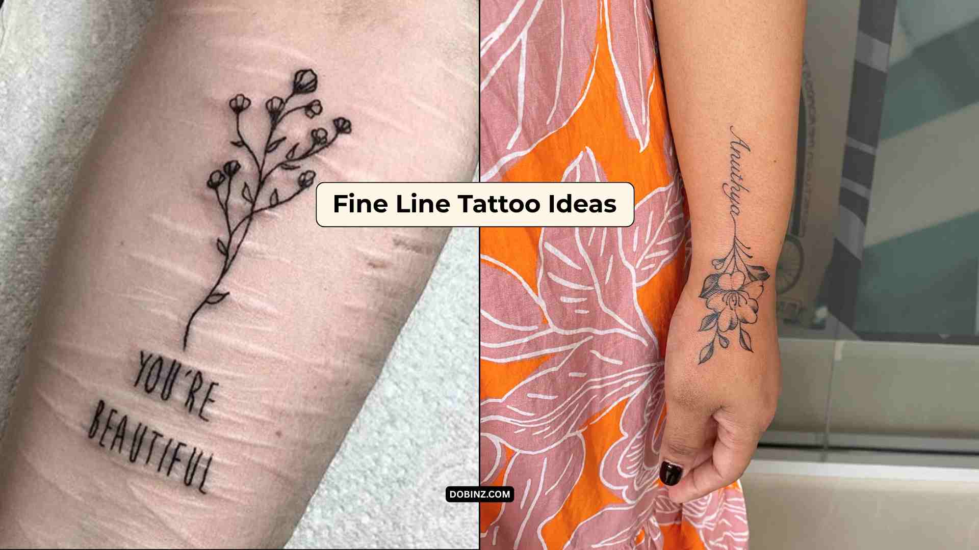 30+ Fine Line Tattoo Ideas for Elegant and Delicate Art